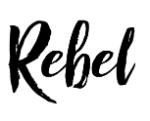 Logo de REBEL